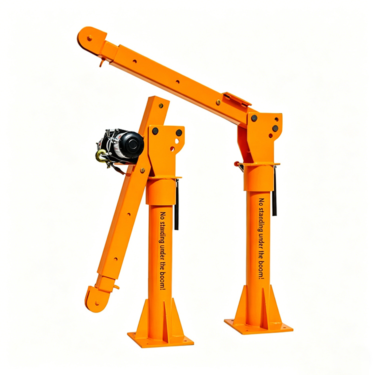 Grúa montada en vehículo pequeño de 1000 kg