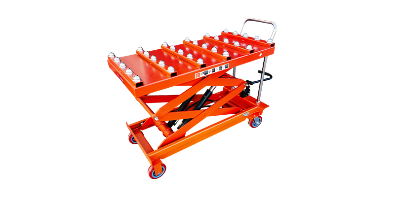 ¿Cuáles son las ventajas de una carretilla con plataforma elevadora hidráulica con rodamiento de bolas universal?