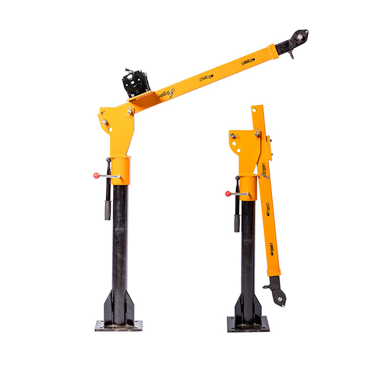 Minigrúa montada en vehículo